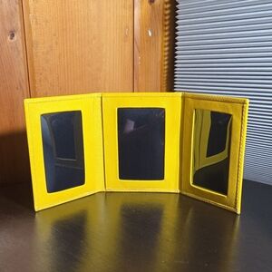 Crane's Leather Tri-fold Photo Display